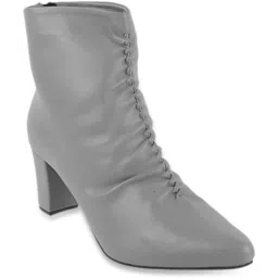 Metro Women's Grey Casual Booties image 2