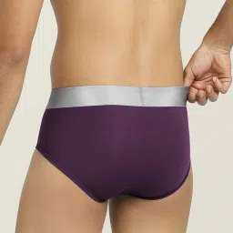 XYXX Black & Wine Micro Modal Briefs - Pack of 2 image 2