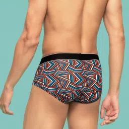 XYXX Multicolor Printed Cotton Briefs - Pack of 2 image 2