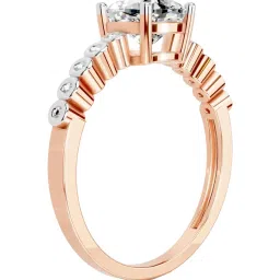 Sparkles Lab Grown Diamond 14k (585) Rose Gold Ring for Women image 2