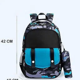 YK Unisex Kids Set Of 3 Graphic Backpack image 3