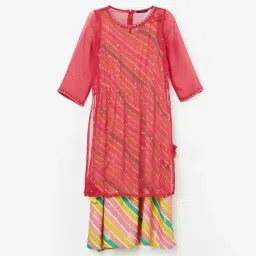 Melange by Lifestyle Kids Multicolor Striped Full Sleeves Dress (Pack of 2)-picture-20