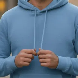 Mack Jonney Blue Regular Fit Hoodie image 4