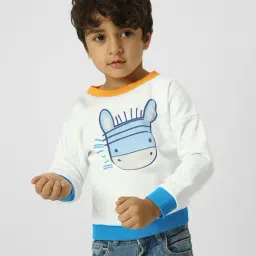 Nauti Nati Boys White Regular Fit Sweatshirt-picture-45