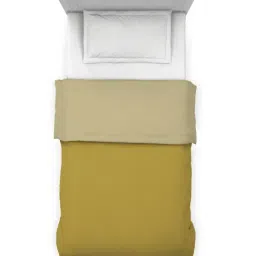 DDECOR Live beautiful Gold Cotton Single Bed Quilt image 3