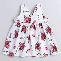 MANY FROCKS & Floral Print Satin Fit & Flare Dress image 2