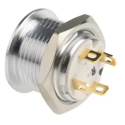 RS PRO Illuminated Push Button Switch Momentary 16 mm Cutout SPST Red LED 36 V DC, 1758514 image 3