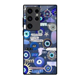 QRIOH Mystic Gaze Glass Case Quirky Printed Samsung Galaxy S23 Ultra 5G Silicone Case-picture-40