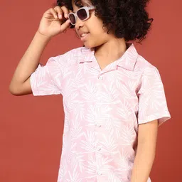 V-Mart Boys Floral Opaque Printed Casual Shirt-picture-28