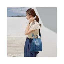 SYGA Women Cross-Border Backpack with Multiple Pockets for Leisure Travel(Blue) image 2