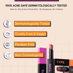 TYPE BEAUTY INC Soak It Lip Oil Stick-2.5 g- Barely Berry 602 image 4