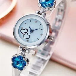 Miss Perfect Women Printed Dial & Stainless Steel Bracelet Style Straps Analogue Watch image 2