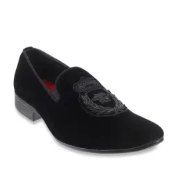 Metro Men's Black Casual Loafers-picture-36