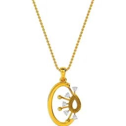 Kisna Diamond & Gold Jewellery 14k Lillian Diamond Pendant-picture-41