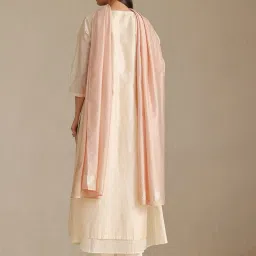 Soch Off White Chanderi Embroidered Suit Sets image 2