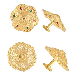 VIVASTRI Women Gold-Plated Alloy Earrings-picture-30