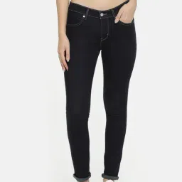Levi's Navy Cotton Slim Fit Jeans-picture-38