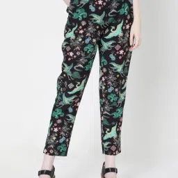 Vero Moda Black Printed Trousers-image-72