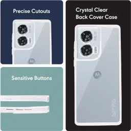 Sprig Back Cover for MOTO EDGE 50 FUSION (Transparent) image 2