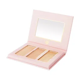 BH Cosmetics Mrs. Bella Goldie 3 Color Highlighter Trio - 9 gm image 5