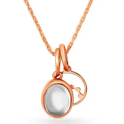 Mia By Tanishq 14k Gold Topaz Pendant without Chain for Women-picture-12