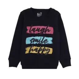 Proteens Kids Navy Graphic Print Full Sleeves Sweatshirt-image-65