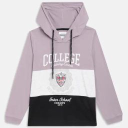Octave Boys Lilac Color Block Full Sleeves T-Shirt-picture-19