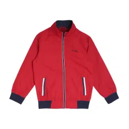 Pepe Jeans Kids Red & Navy Regular Fit Full Sleeves Jacket-picture-33