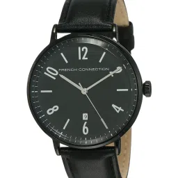 French Connection FC155B-W Analog Watch for Men with Wallet image 2