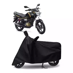 Auto Pearl Bike Cover for TVS Victor Premium (Black)-picture-26