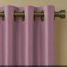 Urban Space Polyester Purple Room Darkening 8 ft Long Door With Tieback & Eyelets - Pack of 1 image 2