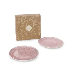 Pure Home and Living Pink Glass Dessert Plates image 2