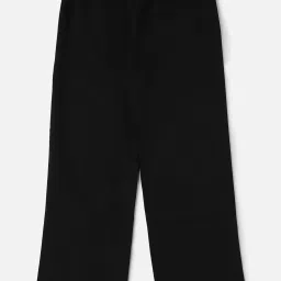 Allen Solly Kids Black Cotton Regular Fit Trouser image 2