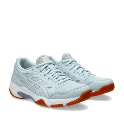 Asics Women's GEL-ROCKET 11 Ice Blue Indoor Court Shoes image 2