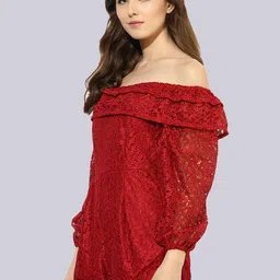 KLEIO Off-Shoulder Puff Sleeve Jumpsuit image 3