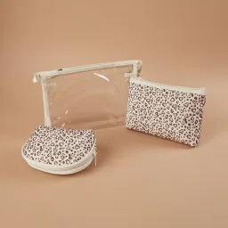 Ginger by Lifestyle Beige Printed Pouch image 2