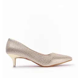 Carlton London Women's Gold Stiletto Pumps image 2