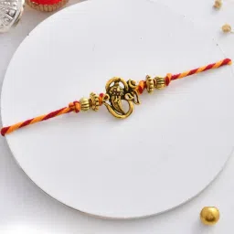Aapno Rajasthan Om Designed Simple Rakhi image 2