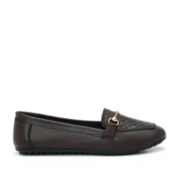 Zoom Shoes Women's Brown Casual Loafers image 2