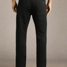 Louis Philippe Black Cotton Slim Fit Jeans image 2