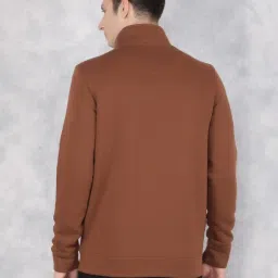 Crimsoune Club Brown Regular Fit Checks Sweatshirt image 2