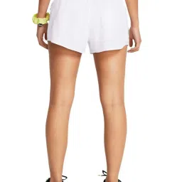 UNDER ARMOUR White Mid Rise Sports Shorts image 2