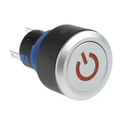 RS PRO Illuminated Push Button Switch Panel Mount 22.2 mm SPDT Red LED 250 V AC, 1758962-picture-34
