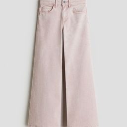 H&M Girls Wide Leg Twill Trousers-picture-32