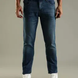 Tommy Hilfiger Blue Cotton Regular Fit Jeans-picture-25