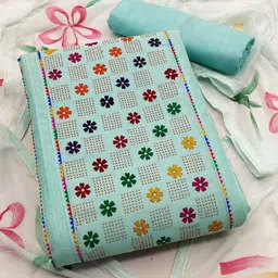 SAINOOR Embroidered Unstitched Dress Material-picture-20