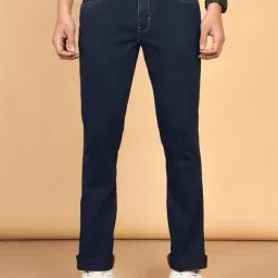 Wrangler Navy Blue Regular Fit Jeans-image-50