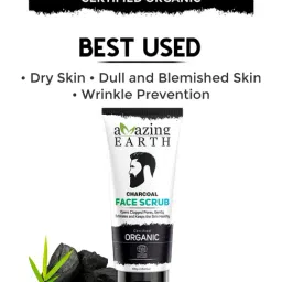 Amazing Earth Charcoal Face Scrub - 100 gm image 4