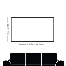 nestroots Beige & Blue Canvas Paintings Wall Arts image 2