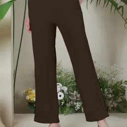 Selvia Women Solid Mid-Rise Casual Regular Trouser-image-21